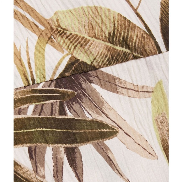 VINCE. wrap effect floral print crepe skirt - Picture 4 of 16